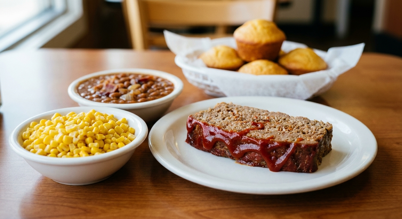 Thursday&rsquo;s meatloaf plate
